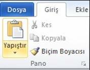 seçebiliriz. ayarladıktan Aralıkta sonra genellikle istediğimiz ; operatörü kullanılır. Örn: Belge konuma kaydedebiliriz.