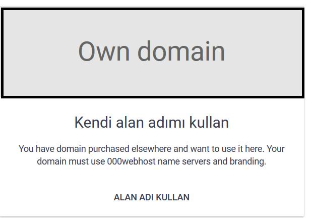 7.Giriş yaptık. Artık domainimizi (alan adımızı) webhosta tanıtmaya geldi sıra. Açılan sayfada aşağıda resimde işaretlenen menüye Web adresi ayarla tıklanır. 8.