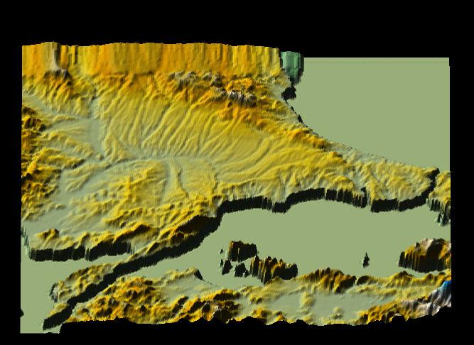 Edirne Kırklareli TRAKYA BÖLGESİ KARA DENİZ Tekirdağ İstanbul MARMARA DENİZİ Çanakkale Şekil 1.3. Çalışma bölgesinin topoğrafya haritası Çalışma bölgesinin topoğrafya haritası Şekil 1.