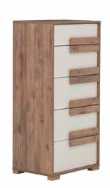 Chest of Drawers and Mirror Hareli