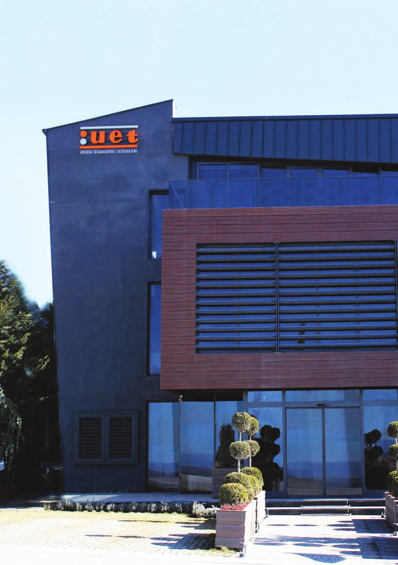 KURUM PROFİLİ PROFILE UET Uran Endüstri Tesisleri A.Ş., enerji, petrol ve gaz başta olmak üzere endüstriyel tesis yapımı alanında hizmet vermek üzere Ankara da kurulmuş bir taahhüt firmasıdır.