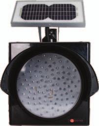 SOLARLI FLAŞÖR LAMBA (KOD NO5004/İkili) 200 mm.x2 METAL GÖVDE YEŞİL 6.00 KG. Solar (10 W.) Akü6 V x 2.