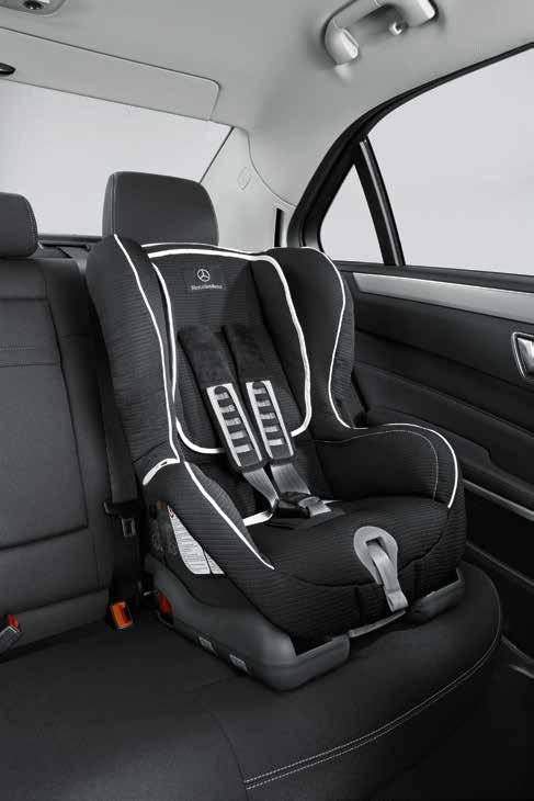 15 aya kadar 13 kg'ye kadar 8 ay 4 yıl 9 kg 18 kg 01 02 Mercedes-Benz Çocuk Güvenliği Mercedes-Benz çocuk koltukları, opsiyonel olarak otomatik çocuk koltuğu tanıma sistemiyle birlikte gelmektedir.