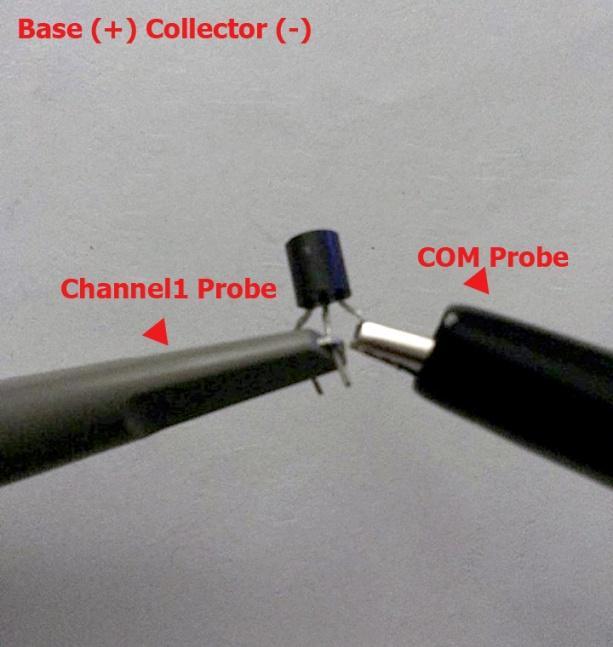 Grafiği Resim 107: Base (+) Collector (-)VI Grafiği Resim