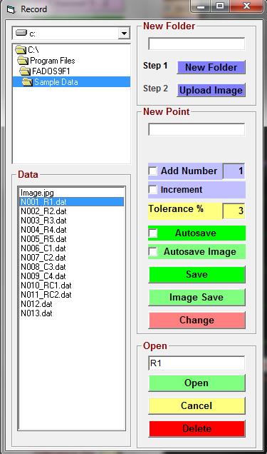 New Folder: New Folder satırana yazılan ad ile bilgisayar hard diskine bir klasör açar. Upload Image: Bilgisayarda kayıtlı olan devre fotoğrafını Yazılım ekranında açar.