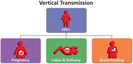 Perinatal HIV bulaşının bilinen risk faktörleri Yüksek maternal viral yük Düşük CD4 hücre sayısı Annede AIDS