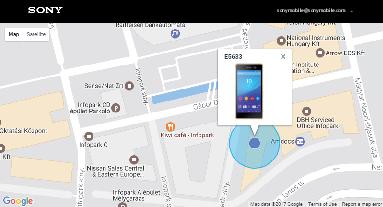 Kayıp bir cihazı bulma Google hesabınız varsa, cihazınızı kaybetmeniz durumunda my Xperia tarafından koruma web servisi cihazınızı bulmanıza ve güvenliğini sağlamanıza yardım edebilir.