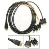 URUN ADI: HDMI to YPbPr Kablo Component RGB Kablosu - HDMI dan YPbPr ye