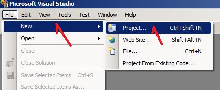 İNTERNET TABANLI PROGRAMLAMA VISUAL STUDIO DA YENİ BİR PROJE OLUŞTURMA Visual Studio (VS) programını çalıştırdığımızda karşımıza boş bir ekran gelir.