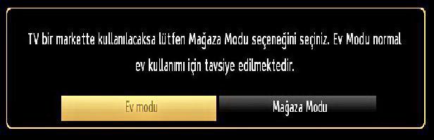 veya düğmesini kullanarak Mağaza modu seçeneğini etkinleştirebilirsiniz.