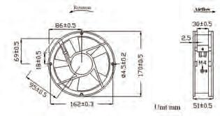 00 $ 172x150x51 mm 220VC 50/60 Hz Rulmanlı Birim BESLEME V FREKNS Hz YTKLM KIM GÜÇ Rpm KPS TE m /h GÜRÜLTÜ db() IRLIK g PF17250R 220VC 50/60