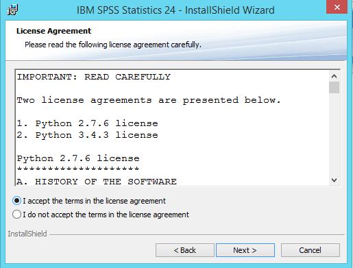 Şekil5 Açılan pencerede Python lisans sözleşmesi kabul ettiğinizi belirten I accept the terms in