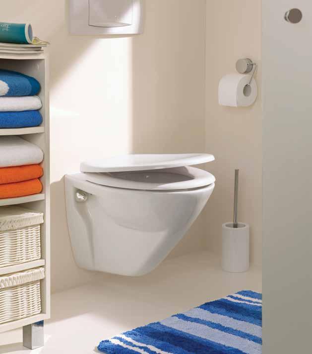 Fix clip monte düzeneklidir: Tuvalet kapağı kolay çıkar ve temizlenir, vidalamaya gerek yoktur.