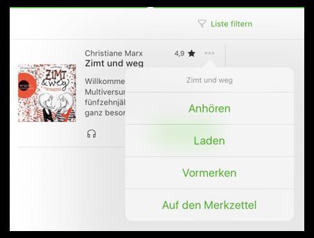 10. eaudio/emusic Stream ve indirme eaudio veya emusic başlıklarını doğrudan Streaming sayesinde App içinde dinleyebilirsiniz, veya bunları indirebilir ve daha sonra çevrim dışıyken bile