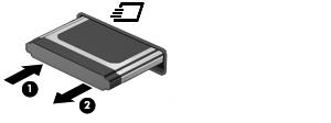 ExpressCard ı çıkarmak için: 1. Bilgilerinizi kaydedin ve ExpressCard la ilişkili tüm programları kapatın.