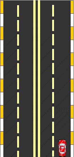 YOL ÇİZGİLERİ Yan yana iki