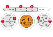 71 Konfor Otomatik klima Klima sistemi, motor çalışırken ve Stop & Start ın STOP modundayken kullanılabilir.