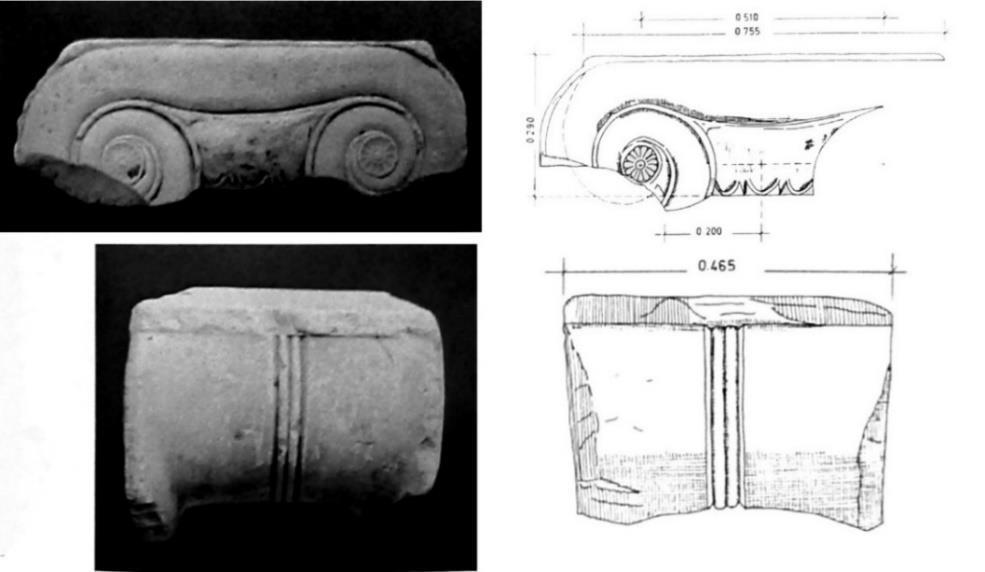 Mace, dairesel göz kullanımının Aiol başlıklarından esinlenme olabileceğini belirtmektedir (Mace, 1978,s. s.113).