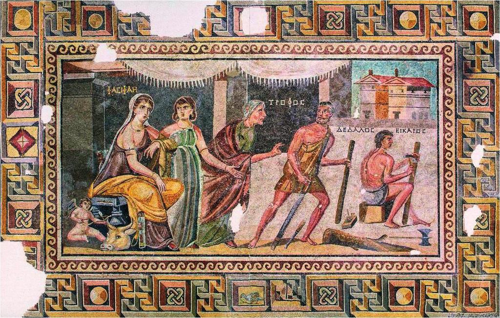 PASIPHAE Daidalos Mozaiği Üzerine Yeni
