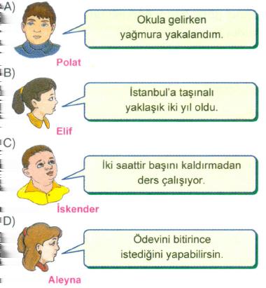 TEOG Dönem Türkçe Denemesi (3) 2 2. 3. 4. 2. 3. 4. C) 9 D) 10 6. Aşağıdaki cümlelerin hangisinde fiilimsi yoktur? Çocuklar onar onar saymayı öğrendiler. Koşa koşa gidersen çabuk yetişirsin.