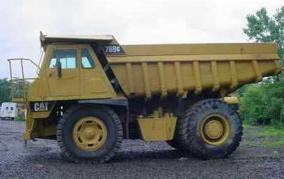 Kamyonlar -Trucks- Kamyonlar, skreyperler tarafından kazınamayan zeminlerin veya skreyperlerin ekonomik taşıma mesafeleri üzerinde (+1.