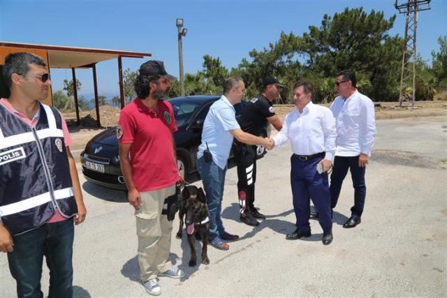 Bodrum girişinde bulunan yol kontrol noktalarını ziyaret eden Bodrum