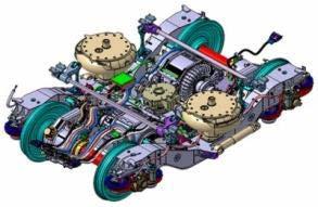 CER MOTORU - Cer motoru, boji üzerinde bulunan ve bir demiryolu aracının çekici tekerlerine güç vermek için kullanılan bir elektrik motorudur.
