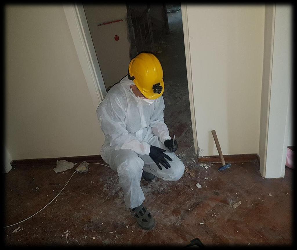 Bugüne kadar 142 yapıdan numune alınmış, 24 binada asbestli malzemeye