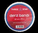 THREE STAR DERZ BANDI 455 THREE STAR DERZ BANDI mm x 90 m, $