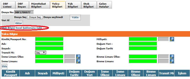 Yükle butonu ile programa upload olması sağlanır. 3.