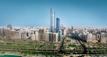 Burj Mohammed Bin Rashid Tower [43, 44, 45] Ülke: Abu Dabi, Birleşik Arap Emirlikleri Proje tarihi: 2007-2014 Bina Yüksekliği: 381,2 metre Kat Sayısı: 88 Kullanım Şekli: Konut Havalandırmalı üç