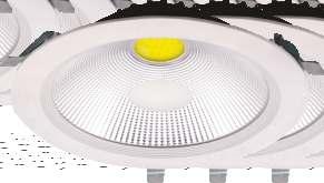 LED Sonic COB CMCL231 Sıva Altı Downlight Tanım Özellikler Genel amaçlı COB LED armatür. COB LED ışık kaynağı. IP40 koruma sınıfı. Etkin ısı yöntemi. Yüksek ışık ve servis ömrü.