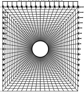 Şekil 1-62 2 Boyutlu Tünel Modeli Şekil 1-63 3 Boyutlu Tünel Modeli Model Geometrisi ve Sınır