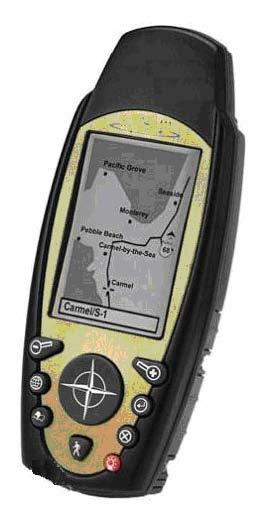 -21- Şekil 3.4 El Tipi GPS Alıcısı 3.4 Lazer Açı ve Mesafe Ölçer Lazer teknolojisi ile çalışan mesafe ölçer (Şekil 3.5) ve elektronik pusula (Şekil 3.7) olmak üzere iki bileşenden oluşmaktadır.