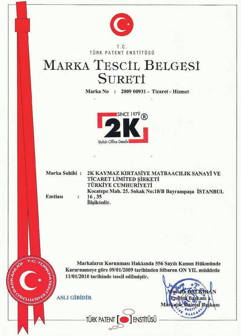 Hesap Sahibi: 2K Kaymaz Kırtasiye Matbaacılık San. Tic. Ltd. Şti.