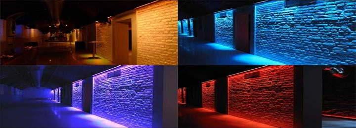 LED wallwasher yani duvar boyama ürünleri aydınlatırken bile renklerini değiştirebilir. Led wallwasher ürünleri nerelerde kullanılır? 1. Kulüp aydınlatmaları 2.