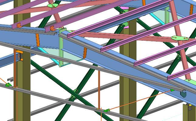 Tüm detay çizimlerinin ve bağlantı tasarımlarının, ProtaStructure