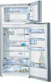 Yeni Glass Edition NoFrost üstten donduruculu KDN 56SB30 N buzdolabı, A enerji sınıfına göre %60 a kadar daha az enerji kullanır. Bu da çok büyük bir enerji tasarrufu sağlar.