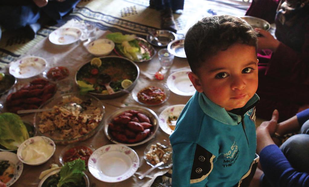 MEVCUT DURUM Gıda güvenliği, Türkiye de yaşayan Suriyeli mültecilerin en büyük ihtiyaçlarından biri olmaya devam etmektedir. Bölgedeki yerinden edilmiş 4.