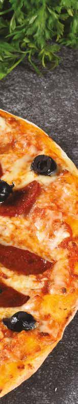 SUCUKLU ZEYTİNLİ PİZZA PIZZA WITH OLIVE SOUJOUK SOS: Domates Salçası Ayçiçek Yağı Fesleğen Kekik Tatlı Toz Biber Karabiber SAUCE: Tomato paste Sunflower Oil Basil Oregano Sweet pepper Black pepper