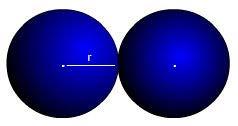 Örnek: N 2 N 2 N 2 molekülünün Van der Waals yarıçapı (r), şekilde görüldüğü gibi iki tane N 2 molekülünün birbirlerine en yakın oldukları anda, farklı moleküllerdeki iki komşu N atomunun