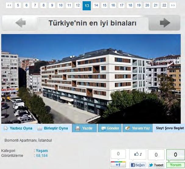 Mimarlardan oluşan jüri, Türkiye'de uygulaması geçen yıl tamamlanan 79 önemli