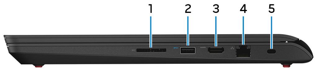 2 USB 3.0 bağlantı noktası (2) Depolama aygıtları ve yazıcılar gibi çevre birimlerini bağlayın. 5 Gbps'ye kadar veri aktarım hızları sağlar.