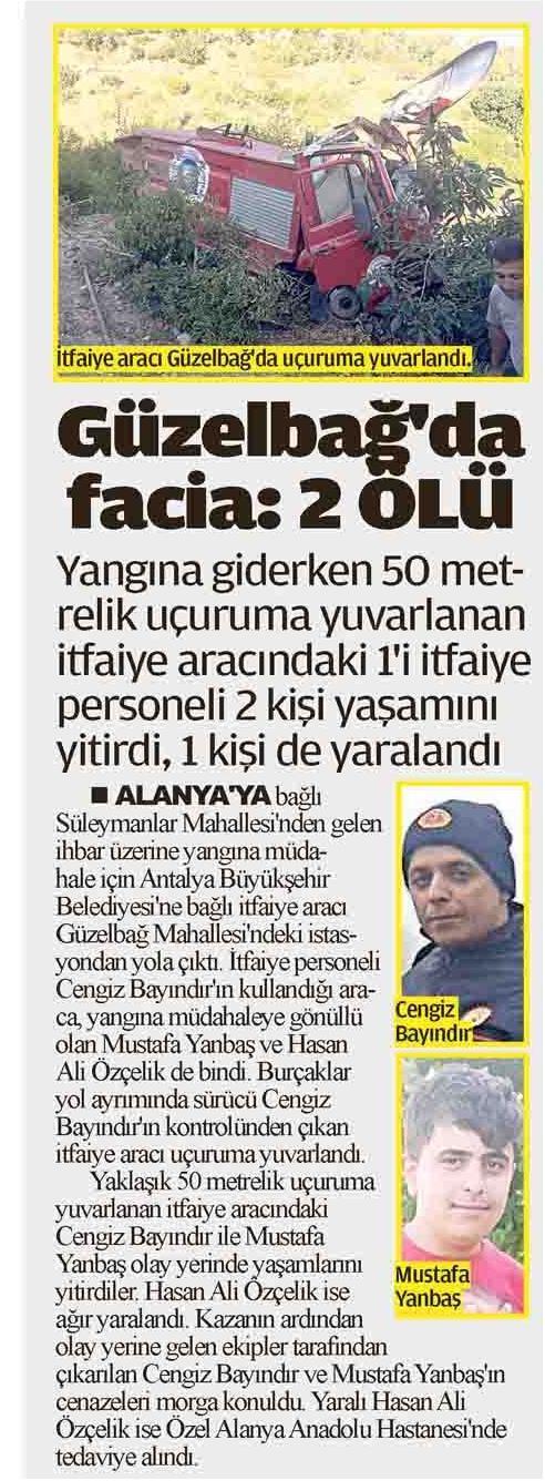 YENİ ALANYA Tarih : 03.10.