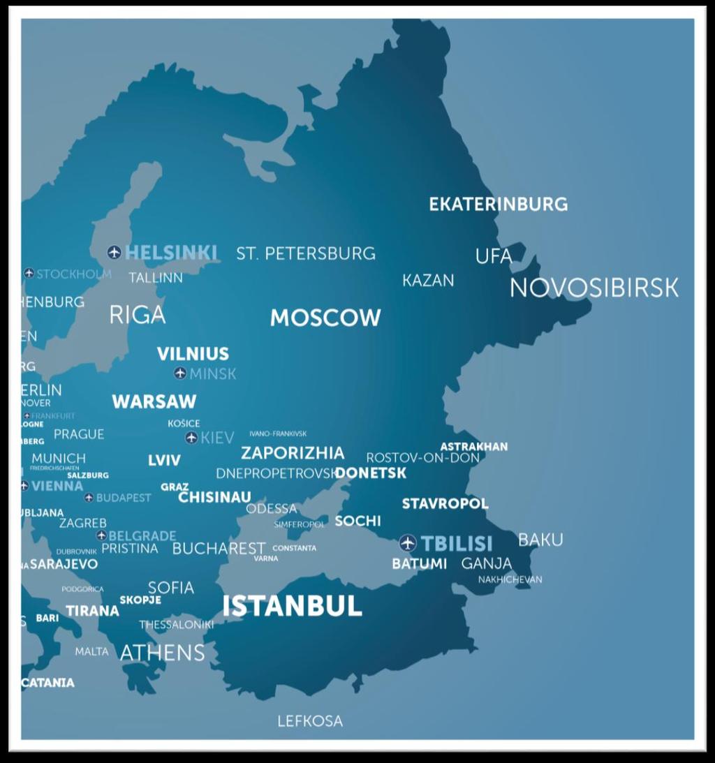 EASTERN EUROPE & RUSSIA ROUTES Freighter Frequ