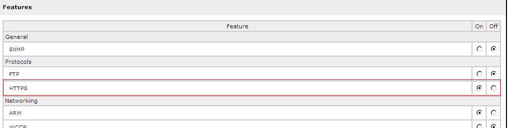 Şekil 1 HTTPS ayarının seçilmesi 3) Bu işlem sonrasında aşağıdaki şekilde Content Gateway servislerini tekrardan başlatmamız istenir: Note: Restart required for the marked fields below (*).