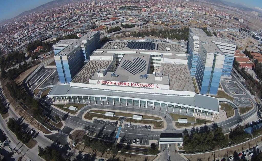 Projeler / Projects Isparta Şehir Hastanesi Isparta City Hospital Yer : Isparta/TÜRKİYE Bitiş Tarihi : 13.02.2016 İşveren : Dost İnşaat ve Proje A.Ş. Yatırımcı : Akfen Holding A.Ş. Kapalı Alan : 197.