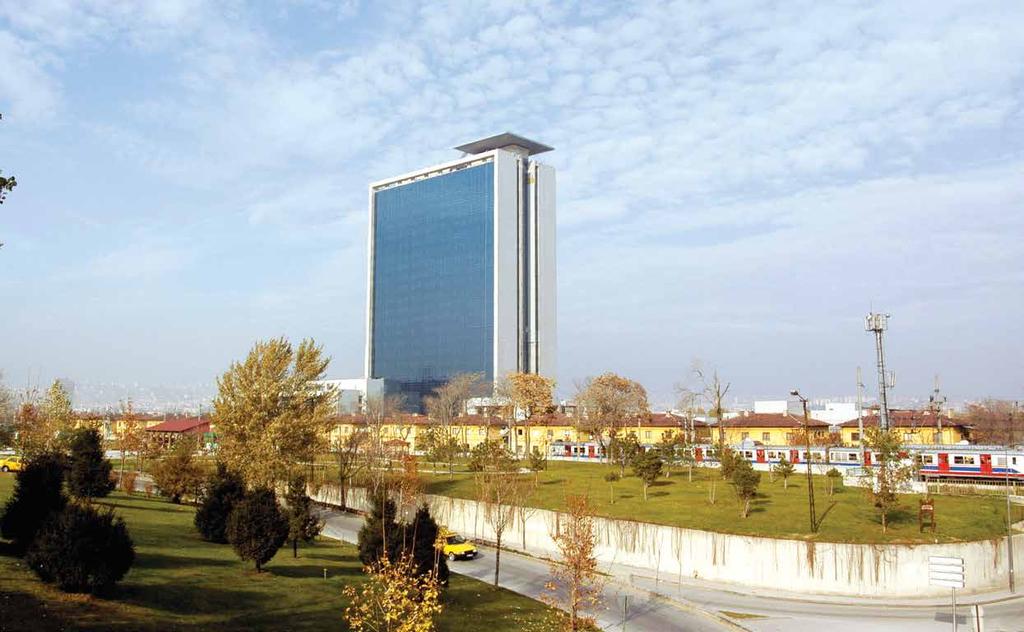 Projeler / Projects Ankara Büyükşehir Belediye Sarayı Ankara Buyuksehir Municipality Tower Yer : Ankara/TÜRKİYE Bitiş Tarihi : 26.10.2006 İşveren : TÜRKERLER İNŞA