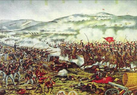 EN UZUN YÜZYIL (1800-1922) 368 369 2. BALKAN SAVAŞLARI a. Dömeke Meydan Savaşı Bizans ı yeniden kurmak isteyen Yunanistan, Girit Rumlarını isyana kışkırtıyordu.