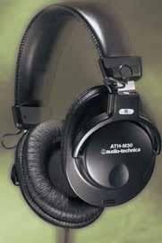 ATH-M50 Profesyonel stüdyo monitör kulaklıkları ATH-M50 profesyonel stüdyo monitör kulaklıkları uzun kullanımlarda dinleme konforu ile birlikte olağanüstü bir ses performansına sahiptir.